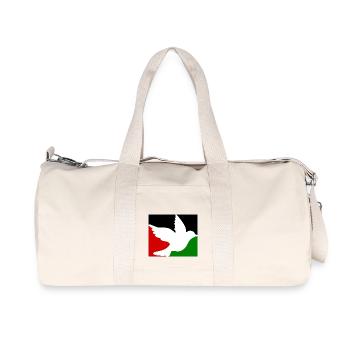 Free palestine - Sac de sport en toile recyclée Stanley/Stella - blanc naturel - Devant