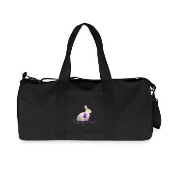 Joyeuses Pâques - Sac de sport en toile recyclée Stanley/Stella - noir - Devant