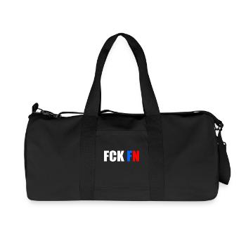 Fck fn - Recycled Canvas Sports Bag by Stanley/Stella - black - Front