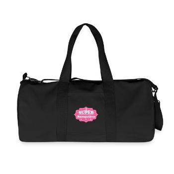 SUPER Banker - Recycled Canvas Sports Bag by Stanley/Stella - black - Front
