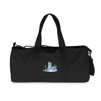 The gift for Munich and Munich lovers - Recycled Canvas Sports Bag by Stanley/Stella - black - Front