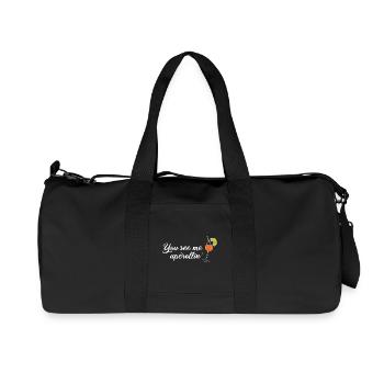 You see me aperollin’ - Recycelte Canvas-Sporttasche von Stanley/Stella - Schwarz - Vorne