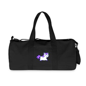 Little Pony Cat Face Équitation - Sac de sport en toile recyclée Stanley/Stella - noir - Devant