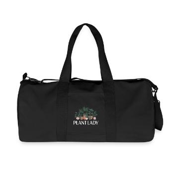 Pflanzen-Dame - Recycelte Canvas-Sporttasche von Stanley/Stella - Schwarz - Vorne