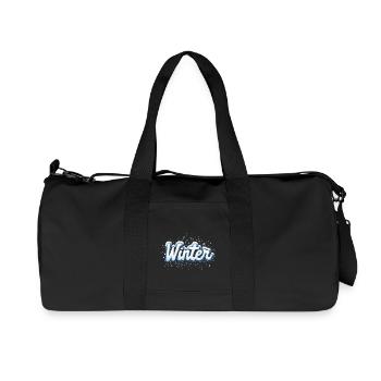 HIVER - Sac de sport en toile recyclée Stanley/Stella - noir - Devant