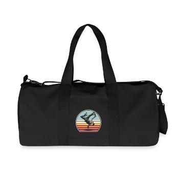 Breakdance - Recycelte Canvas-Sporttasche von Stanley/Stella - Schwarz - Vorne