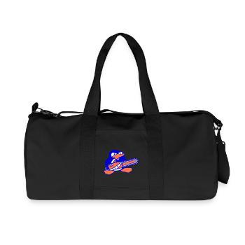 Dangereuse tronçonneuse pingouin Nasty Angry Saw - Sac de sport en toile recyclée Stanley/Stella - noir - Devant