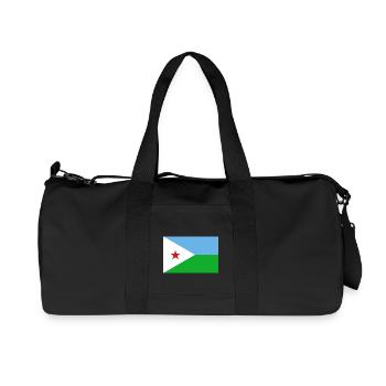 Djibouti - Recycled Canvas Sports Bag by Stanley/Stella - black - Front