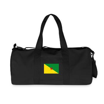 Guyane française - Sac de sport en toile recyclée Stanley/Stella - noir - Devant