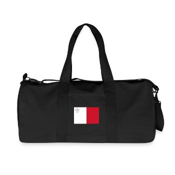 Malta - Recycled Canvas Sports Bag by Stanley/Stella - black - Front