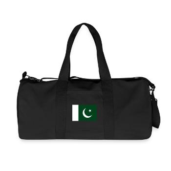 Pakistan - Recycled Canvas Sports Bag by Stanley/Stella - black - Front