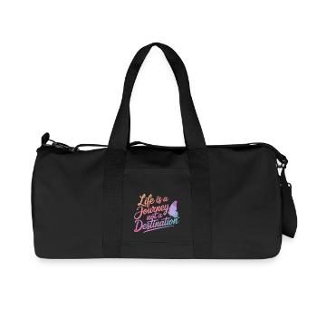 Butterfly Monarch Butterfly Colorful Butterflies - Recycled Canvas Sports Bag by Stanley/Stella - black - Front