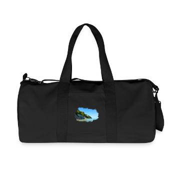 Island of Rügen Baltic Sea - Recycled Canvas Sports Bag by Stanley/Stella - black - Front