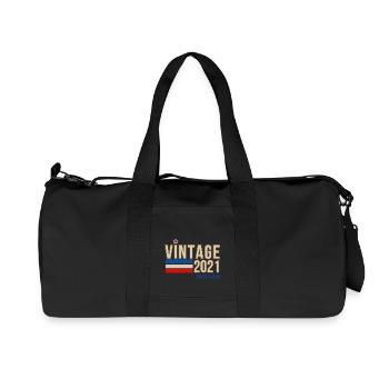 Jahrgang 2021 limitierte Auflage - Recycelte Canvas-Sporttasche von Stanley/Stella - Schwarz - Vorne
