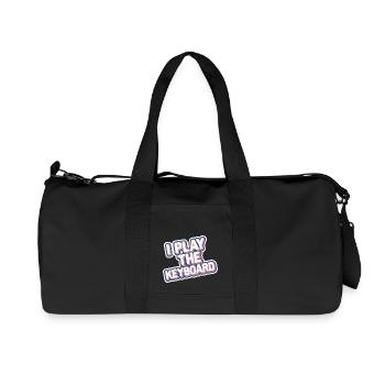 I Play The Keyboard 14 - Recycelte Canvas-Sporttasche von Stanley/Stella - Schwarz - Vorne