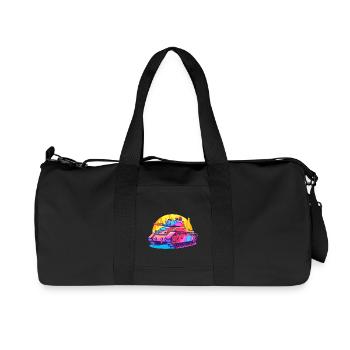 Colorful Tank - Art Tank - Recycelte Canvas-Sporttasche von Stanley/Stella - Schwarz - Vorne