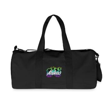 Aloha Holiday Hawaii Gift - Recycled Canvas Sports Bag by Stanley/Stella - black - Front