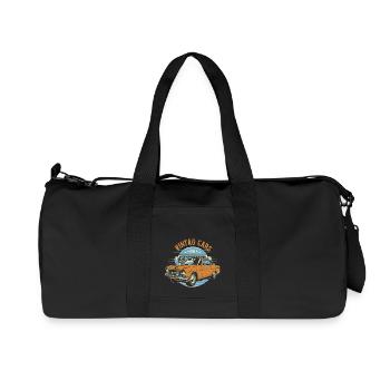 Amateurs de voitures anciennes - Sac de sport en toile recyclée Stanley/Stella - noir - Devant