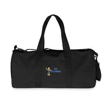 Herr Ingenieur - Recycelte Canvas-Sporttasche von Stanley/Stella - Schwarz - Vorne
