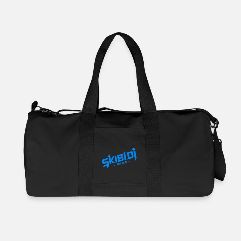 Skibidi Rizz blau - Recycelte Canvas-Sporttasche von Stanley/Stella - Schwarz
