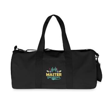Maître jardinier Jardinage botanique - Sac de sport en toile recyclée Stanley/Stella - noir - Devant