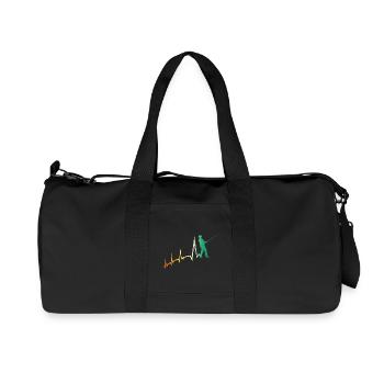 Angler Evolution Angeln - Recycelte Canvas-Sporttasche von Stanley/Stella - Schwarz - Vorne