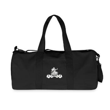 Hawaï Femme Hibiscus - Sac de sport en toile recyclée Stanley/Stella - noir - Devant