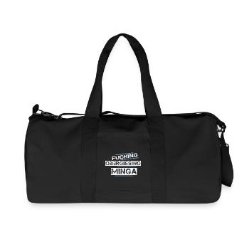 Obergiesing - Recycelte Canvas-Sporttasche von Stanley/Stella - Schwarz - Vorne