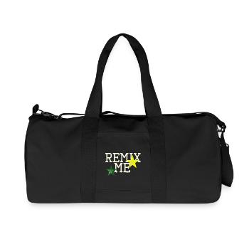 Remix me - Recycled Canvas Sports Bag by Stanley/Stella - black - Front