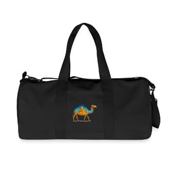 Camel Desert Palace - Recycled Canvas Sports Bag by Stanley/Stella - black - Front