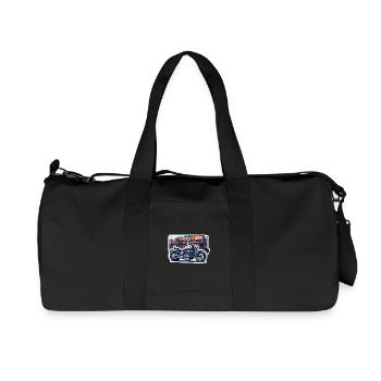 Kaido Chopper - Recycelte Canvas-Sporttasche von Stanley/Stella - Schwarz - Vorne
