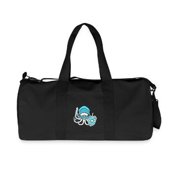 Octopus Knight Medieval Warrior Fighter Sword - Recycled Canvas Sports Bag by Stanley/Stella - black - Front