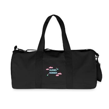 Little Miracle Baby Gift - Birth Gift - Recycled Canvas Sports Bag by Stanley/Stella - black - Front