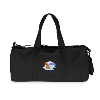 Fight - Recycled Canvas Sports Bag by Stanley/Stella - black - Front