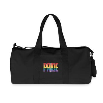 Pride - Cool Queer City Logo - Recycled Canvas Sports Bag by Stanley/Stella - black - Front