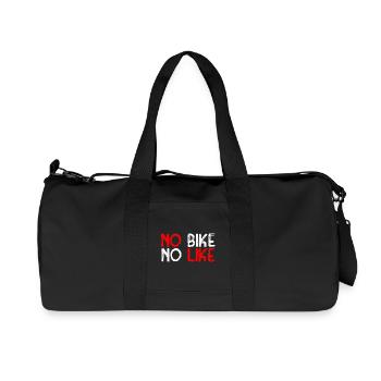 Biking - Recycelte Canvas-Sporttasche von Stanley/Stella - Schwarz - Vorne
