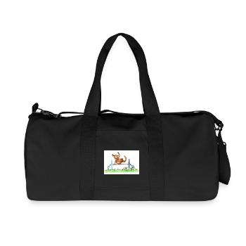 Agility Hürde - Recycelte Canvas-Sporttasche von Stanley/Stella - Schwarz - Vorne