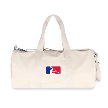 Kanu mit Frame - Recycelte Canvas-Sporttasche von Stanley/Stella - Naturweiß - Vorne