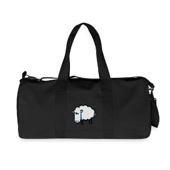 Schaf - Recycelte Canvas-Sporttasche von Stanley/Stella - Schwarz - Vorne