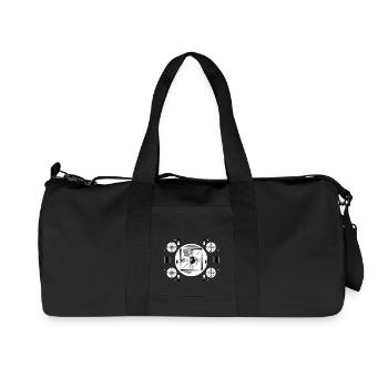 testbild - Recycelte Canvas-Sporttasche von Stanley/Stella - Schwarz - Vorne