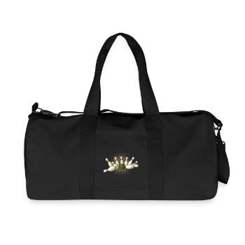 Strike Kegeln - Recycelte Canvas-Sporttasche von Stanley/Stella - Schwarz - Vorne
