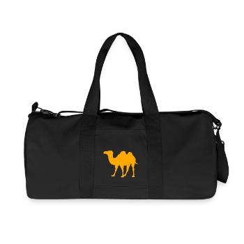 chameau - Recycelte Canvas-Sporttasche von Stanley/Stella - Schwarz - Vorne