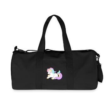 unicorn - Recycled Canvas Sports Bag by Stanley/Stella - black - Front