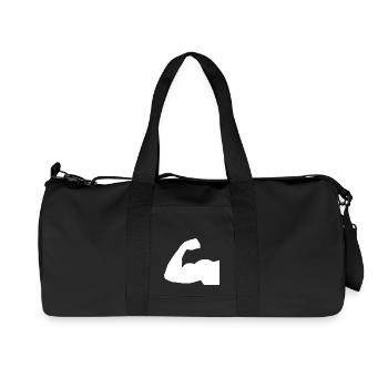 Arm 3 - Recycled Canvas Sports Bag by Stanley/Stella - black - Front