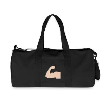 Arm 1 - Recycled Canvas Sports Bag by Stanley/Stella - black - Front