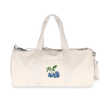 blueberry blaubeere heidelbeere veggie gemuese fru - Recycelte Canvas-Sporttasche von Stanley/Stella - Naturweiß - Vorne