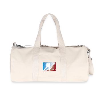 Hockey - Sac de sport en toile recyclée Stanley/Stella - blanc naturel - Devant