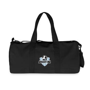 Argentina T-Shirt Football Soccer Fan Gift - Recycled Canvas Sports Bag by Stanley/Stella - black - Front