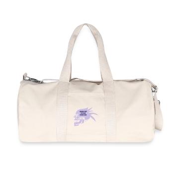 denkend - Recycelte Canvas-Sporttasche von Stanley/Stella - Naturweiß - Vorne