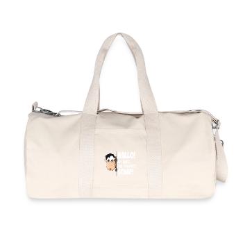 Das schwarze Schaf - Recycelte Canvas-Sporttasche von Stanley/Stella - Naturweiß - Vorne